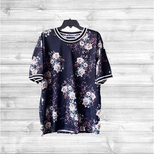 PACSUN Los Angeles Floral Graphic T-Shirt Jersey L